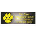 Paw Print Panoramic Photo Hand Mirror (1.625"x 4.625")